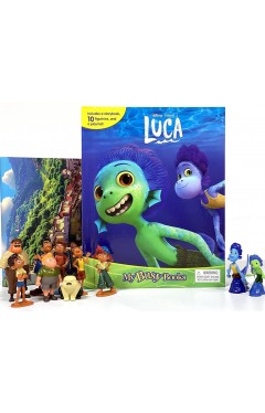 Disney / Pixar Luca My Busy Books - Storybook, 10 figurines, playmat